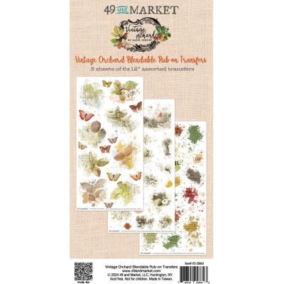 49 and Market Vintage Orchard - Blendable Rub-On Transfers